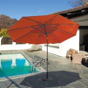 Umbrella Deluxe Auto Tilt Oval 8ft X 11ft