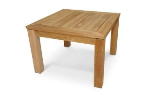 Teak Side Table 24in Sq 18in H